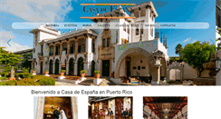 Desktop Screenshot of casadeespanapr.com